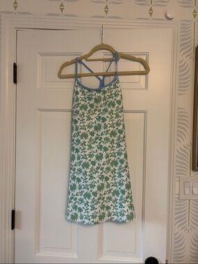 Women’s Green Floral Slip Dress - Brand Unknown